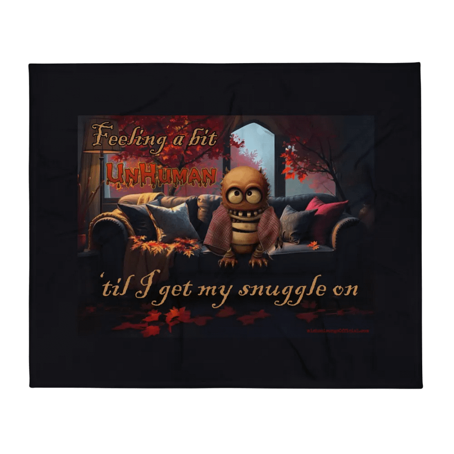 UnHuman snuggle throw blanket product image (1)