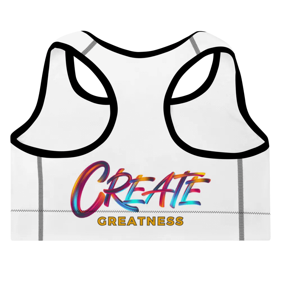 Born to Dance Her Silhouette Energetic Vibes Dance Padded Sports Bra product image (4)