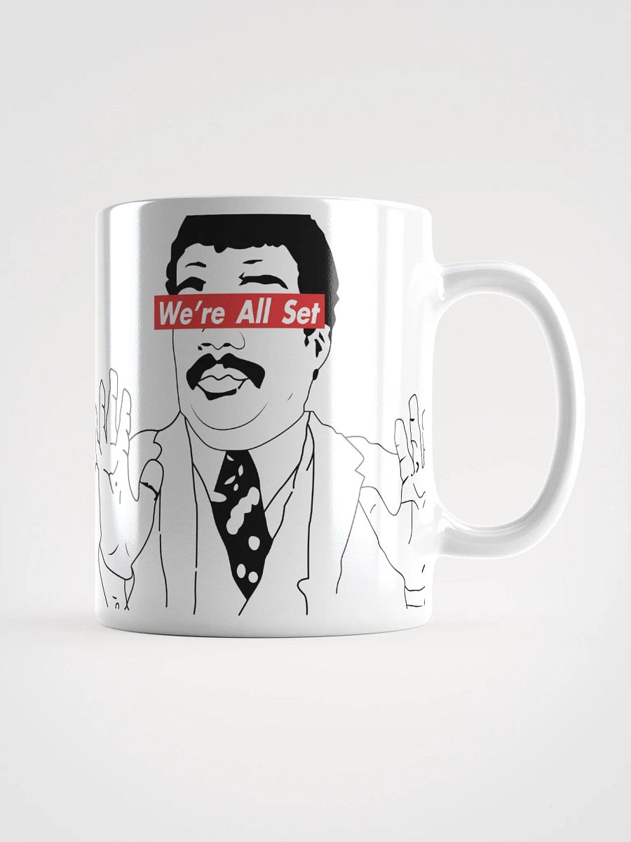 We're All Set Logo Coffee Mug White product image (1)
