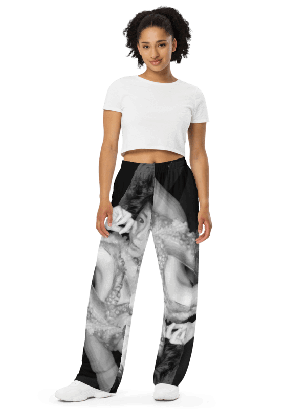 Asian Octopus | All-Over Print Unisex Wide-Leg Pants product image (2)