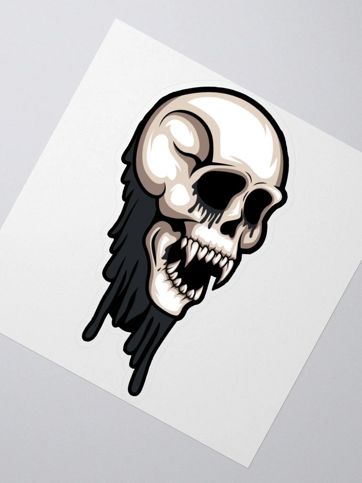 Def-Zombie Skull Sticker product image (4)