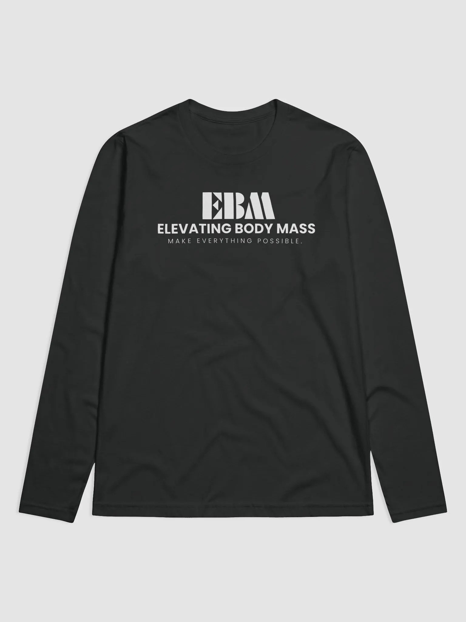 EBM Long Sleeve (Black Logo) product image (1)