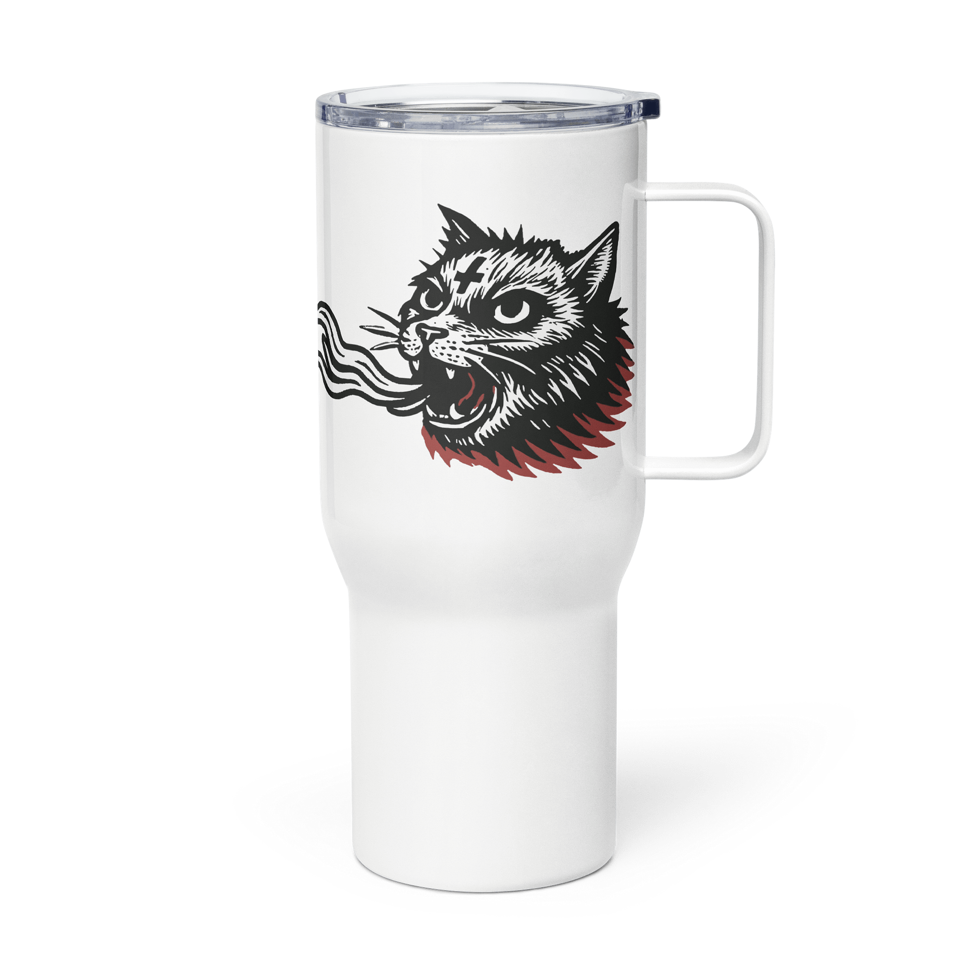 FLAME CAT LOGO TRAVEL MUG product image (4)