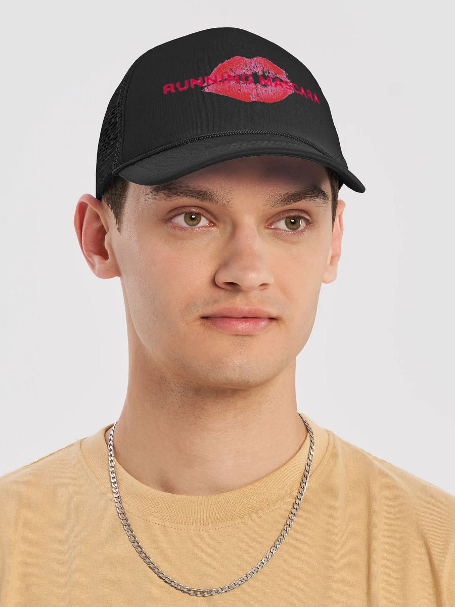 RUNNING MASCARA Foam Trucker Hat product image (5)