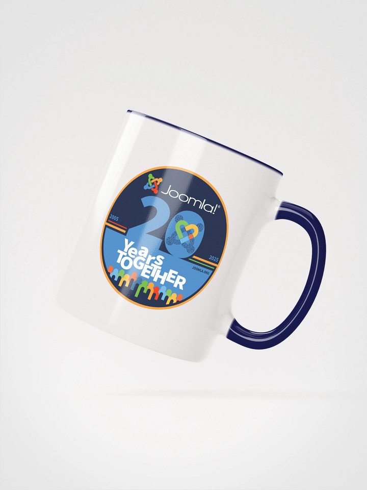 Joomla 20th Anniversary Edition<br /> — Contrasting Mug — product image (2)