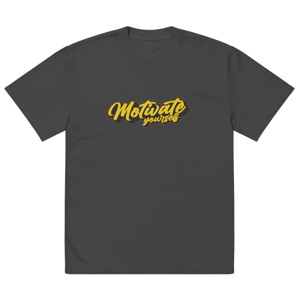 Motivate Yourself Oversized Faded Tee product image (2)