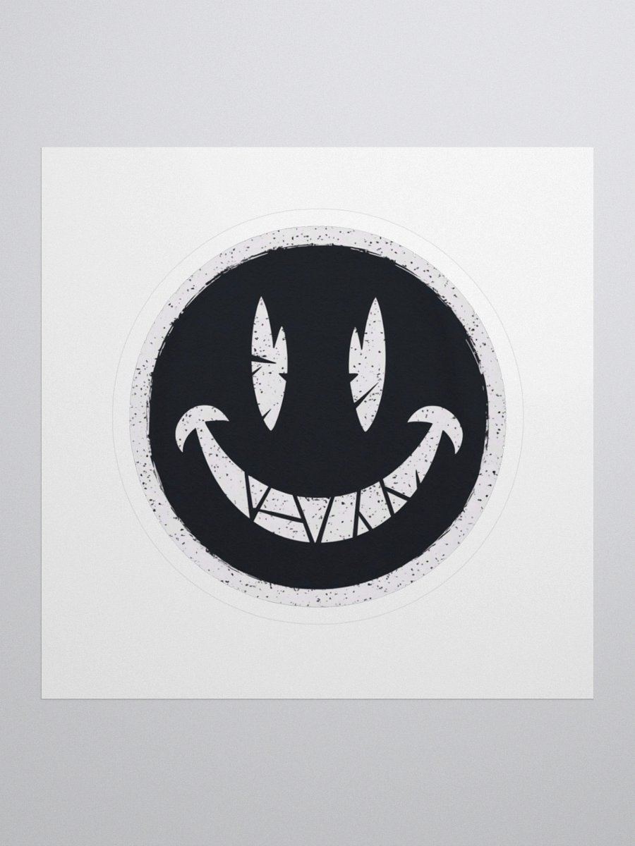 Mischievous Fragmented Smiley Face Stickers product image (1)