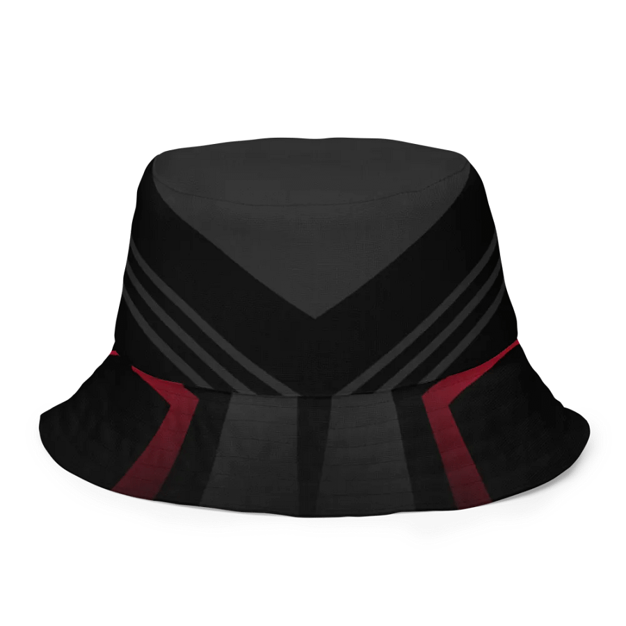 Dynamic Red Abstract - All-Over Bucket Hat product image (4)