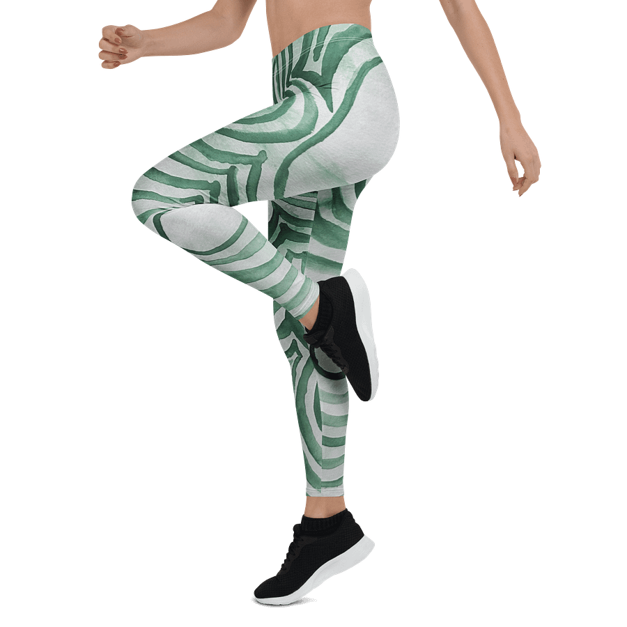 "Green Swirl" Leggings product image (5)
