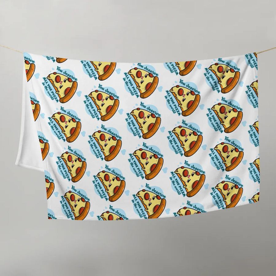 Pizza Fiesta Throw Blanket product image (11)