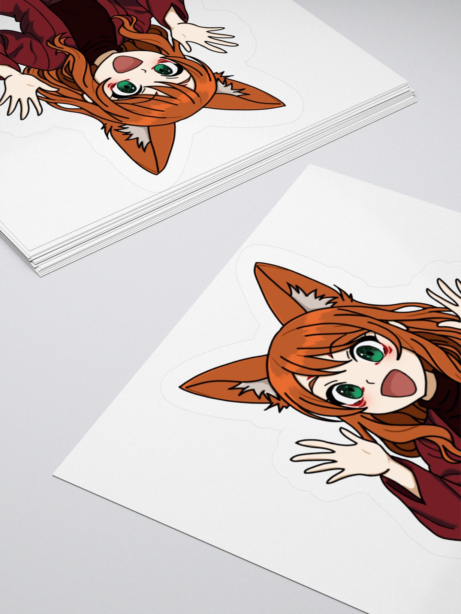 AutumnFox Joyful Sticker – 3" Kiss Cut Vinyl product image (4)