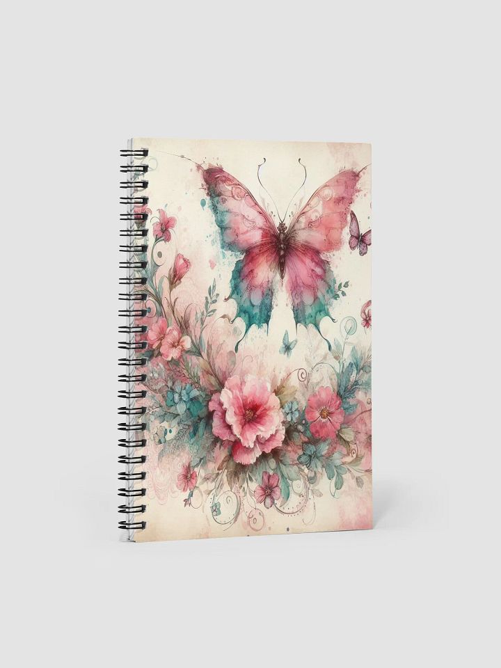 Pink Watercolored-Spiral Notebook product image (1)