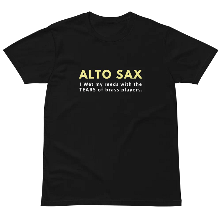 alto saxophone player Unisex Premium T-Shirt product image (2)