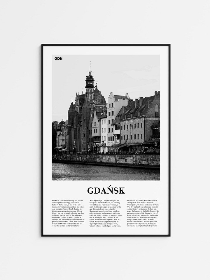 Gdansk 02 Newspaper Poster product image (1)
