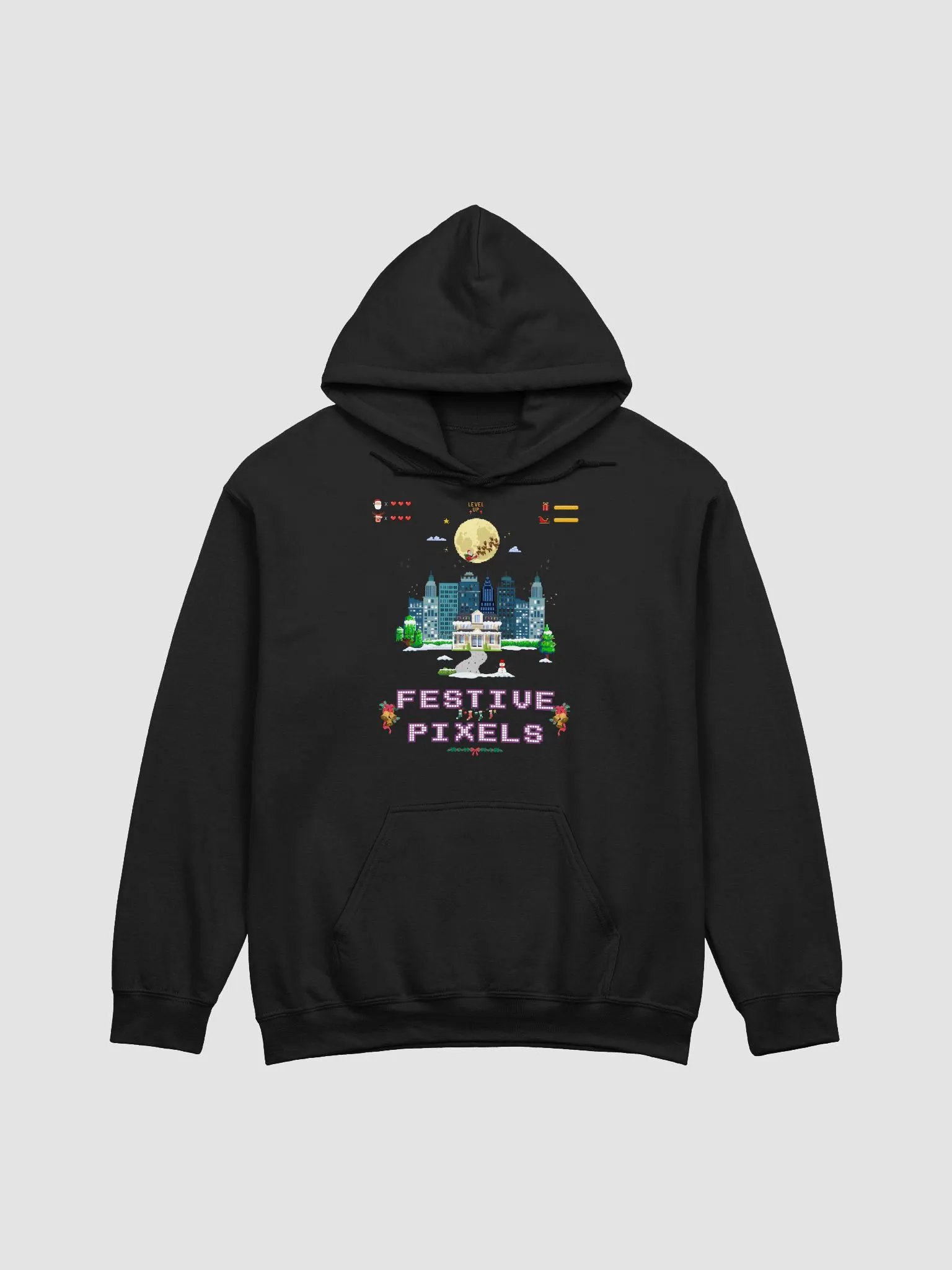 Festive Pixels Hoodie 2 product image (1)