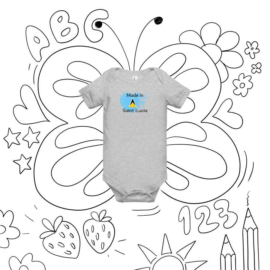 Heartfelt Made in Saint Lucia Baby Onesie product image (23)