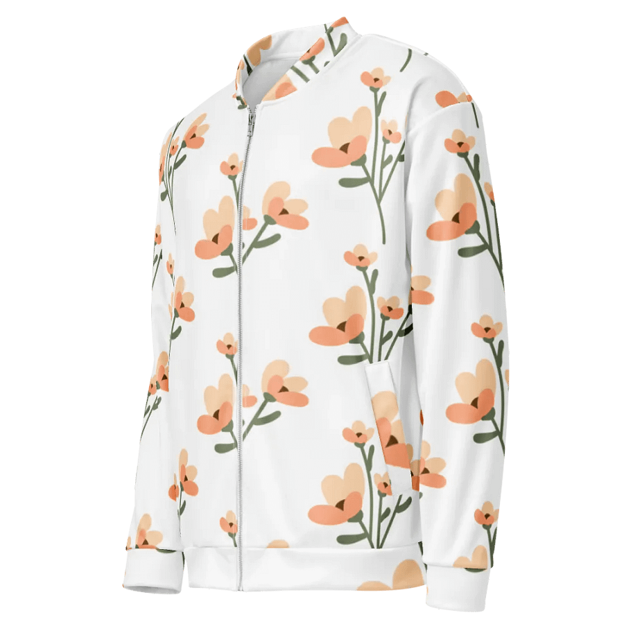 Blossom Burst Custom Bomber Jacket product image (3)