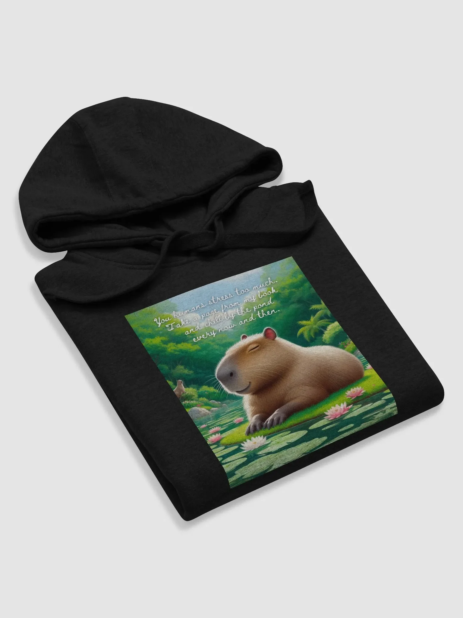 Capybara's Peaceful Advice Hoodie product image (5)