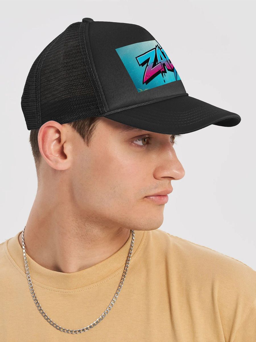 Playful Shark Graffiti Trucker Hat product image (6)