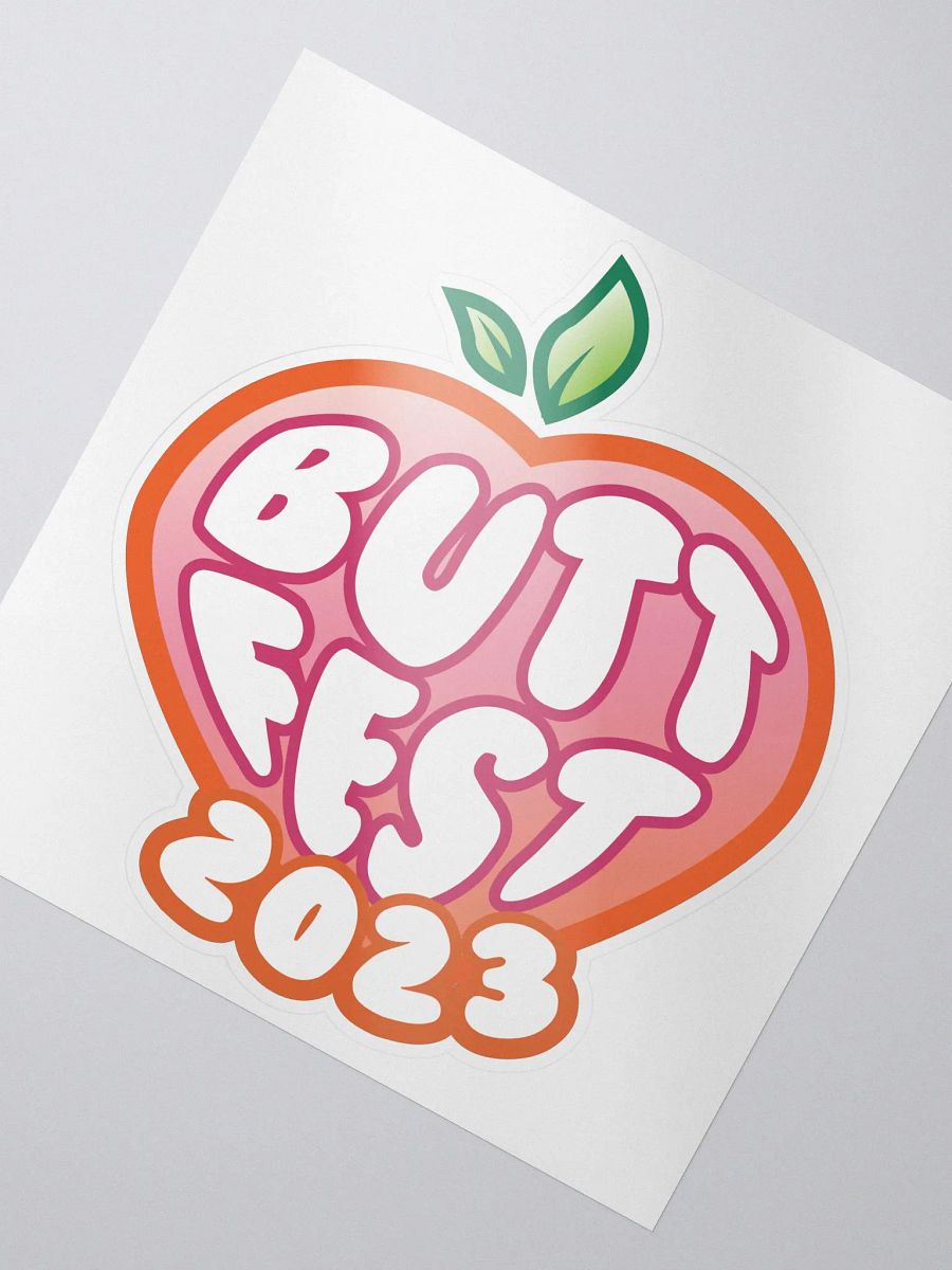 BUTTFEST 2023 - Sticker product image (2)