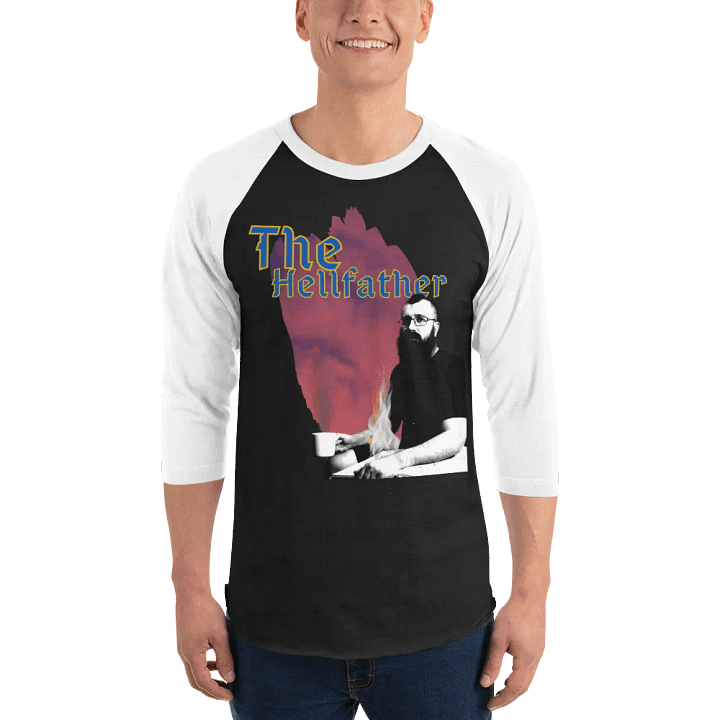 TheHellfather Simple 80's Baseball Tee product image (1)
