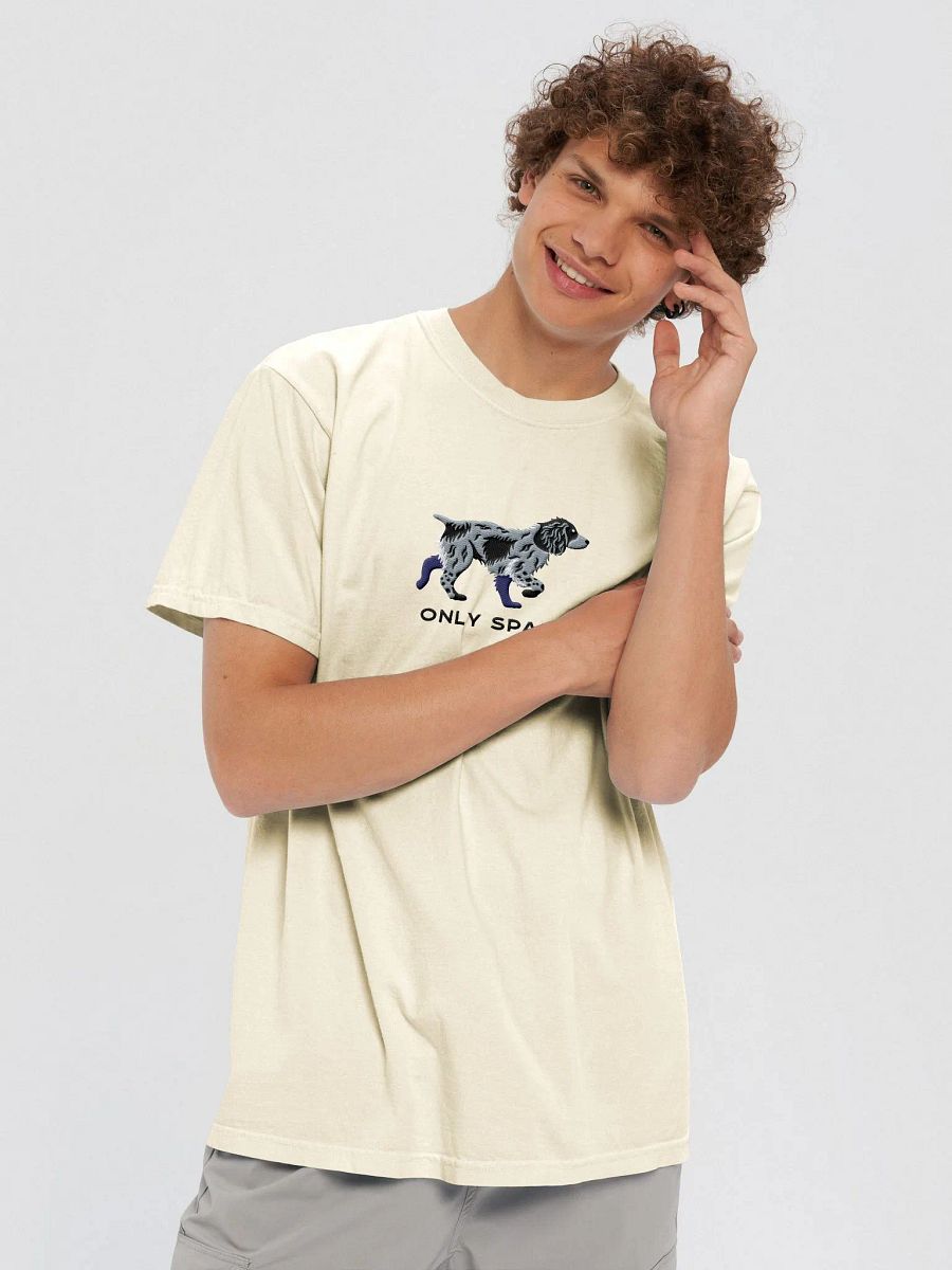 Only Spans T-Shirt(Embroidered) of a Working Cocker Spaniel(Blue Roan) product image (8)