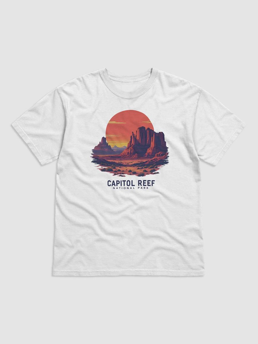 Capitol Reef National Park Retro Sunset Design – Utah product image (1)