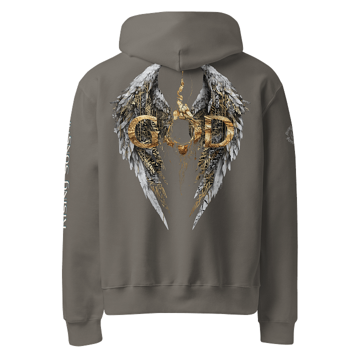 Rising Sons™ God-Bless/Angel Wings Oversized Hoodie product image (23)
