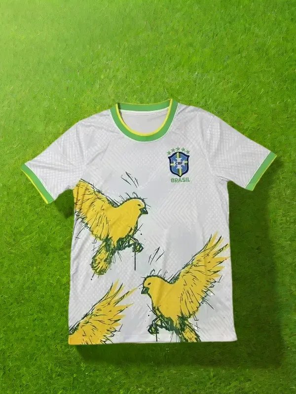 Brazilian Football Jersey - Quick-Dry Unisex Tee product image (2)
