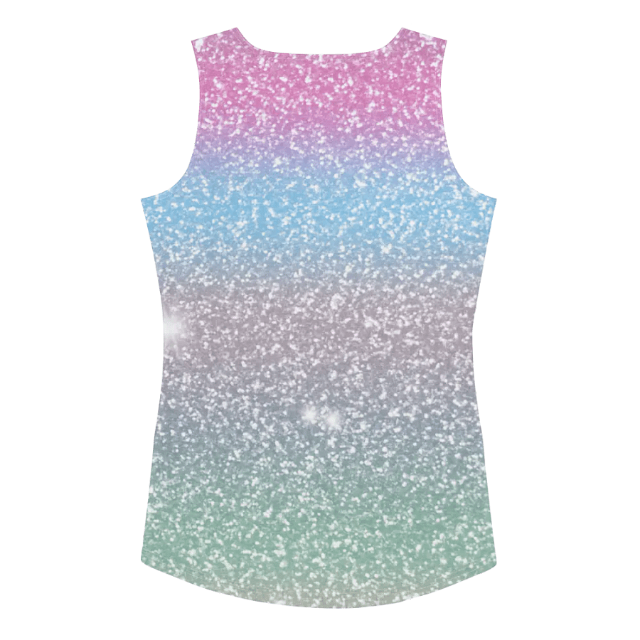 Glitter Unicorn Texture Design Tank Top (6) product image (2)