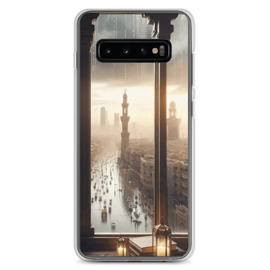 Rainy City View Samsung® Clear Case product image (8)