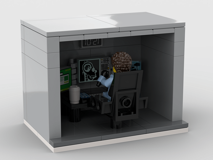 Radiology Reading Room MOC Instructions (90 pieces) + 4K Images (DIGITAL PRODUCT) product image (1)