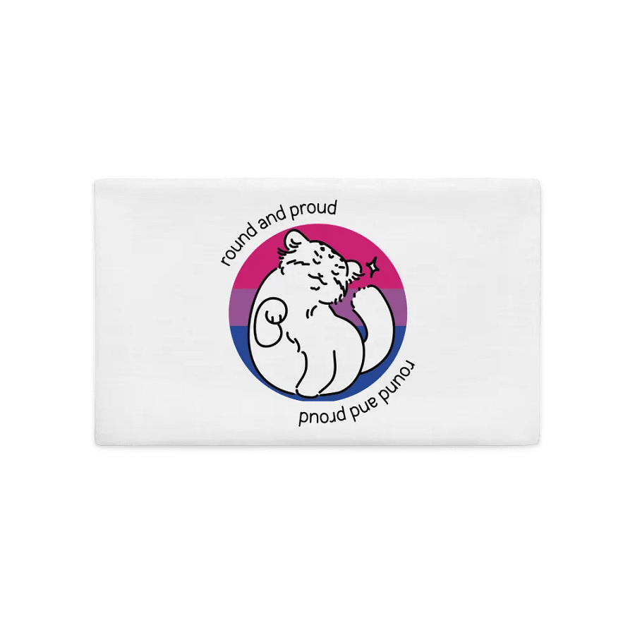 Round and Proud Manul Bisexual Version - Pillow Case product image (2)
