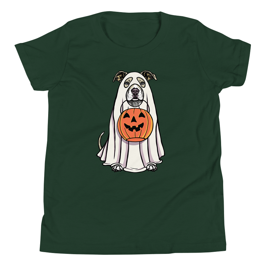 Halloween American Pitbull Terrier(Fawn & White) Youth T-Shirt product image (12)