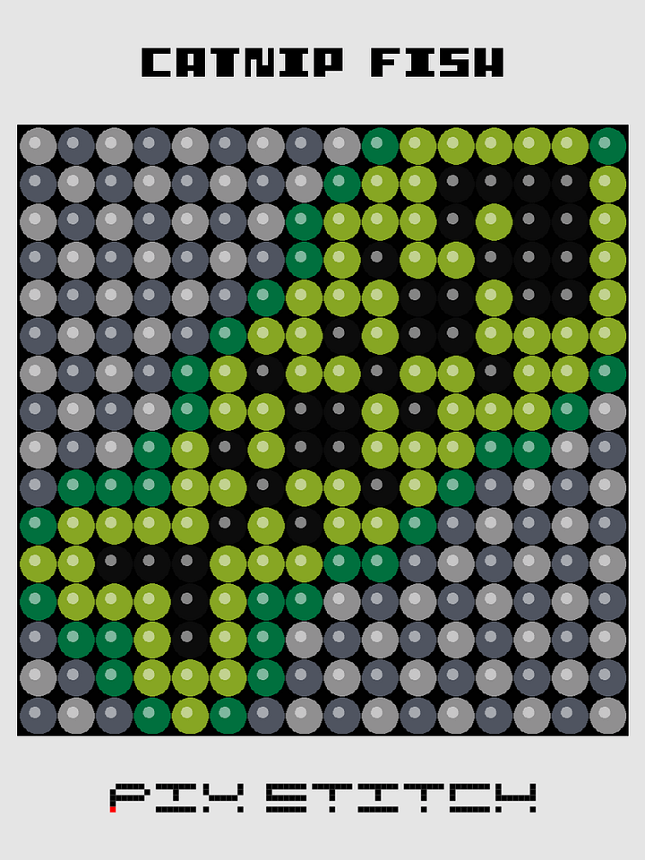 Catnip Fish Pixel Art product image (1)