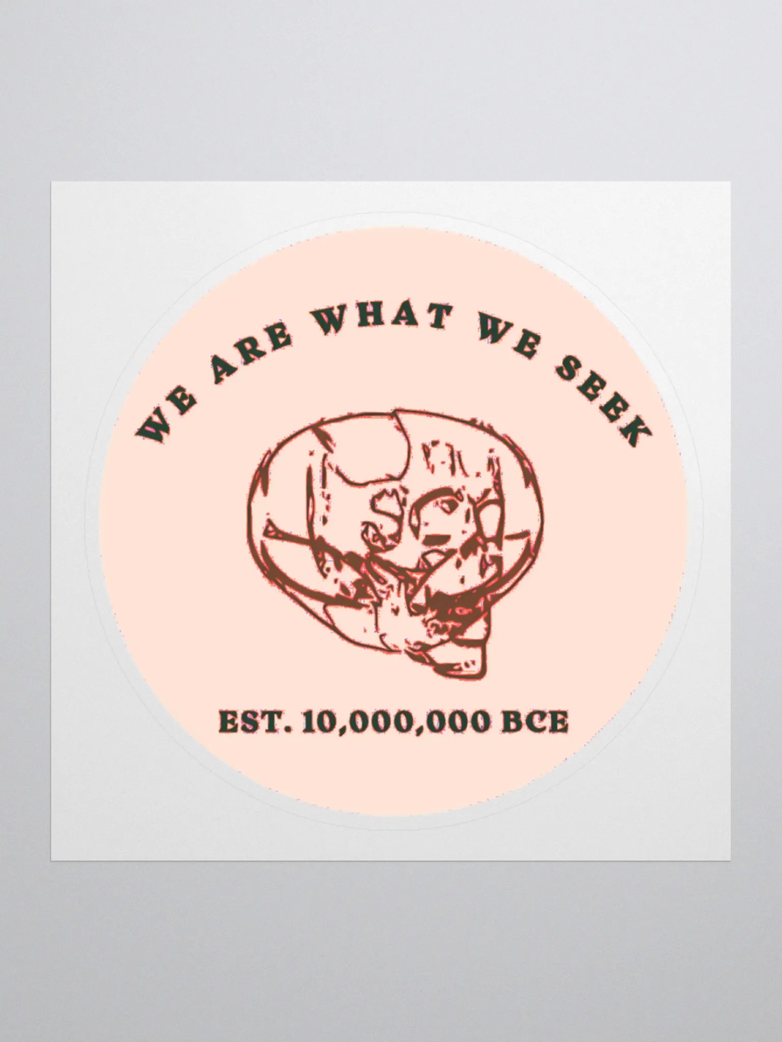 Our Logo Design Kiss Cut Stickers product image (1)