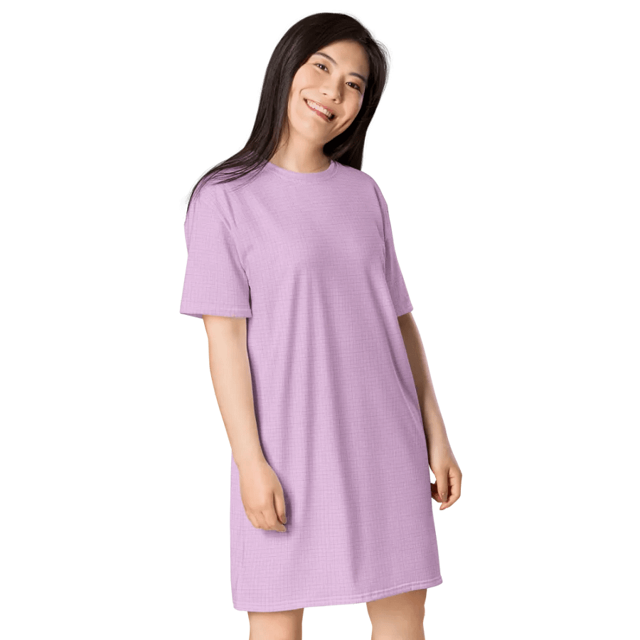 Abstract Pink Fantastic T Shirt Dress product image (10)