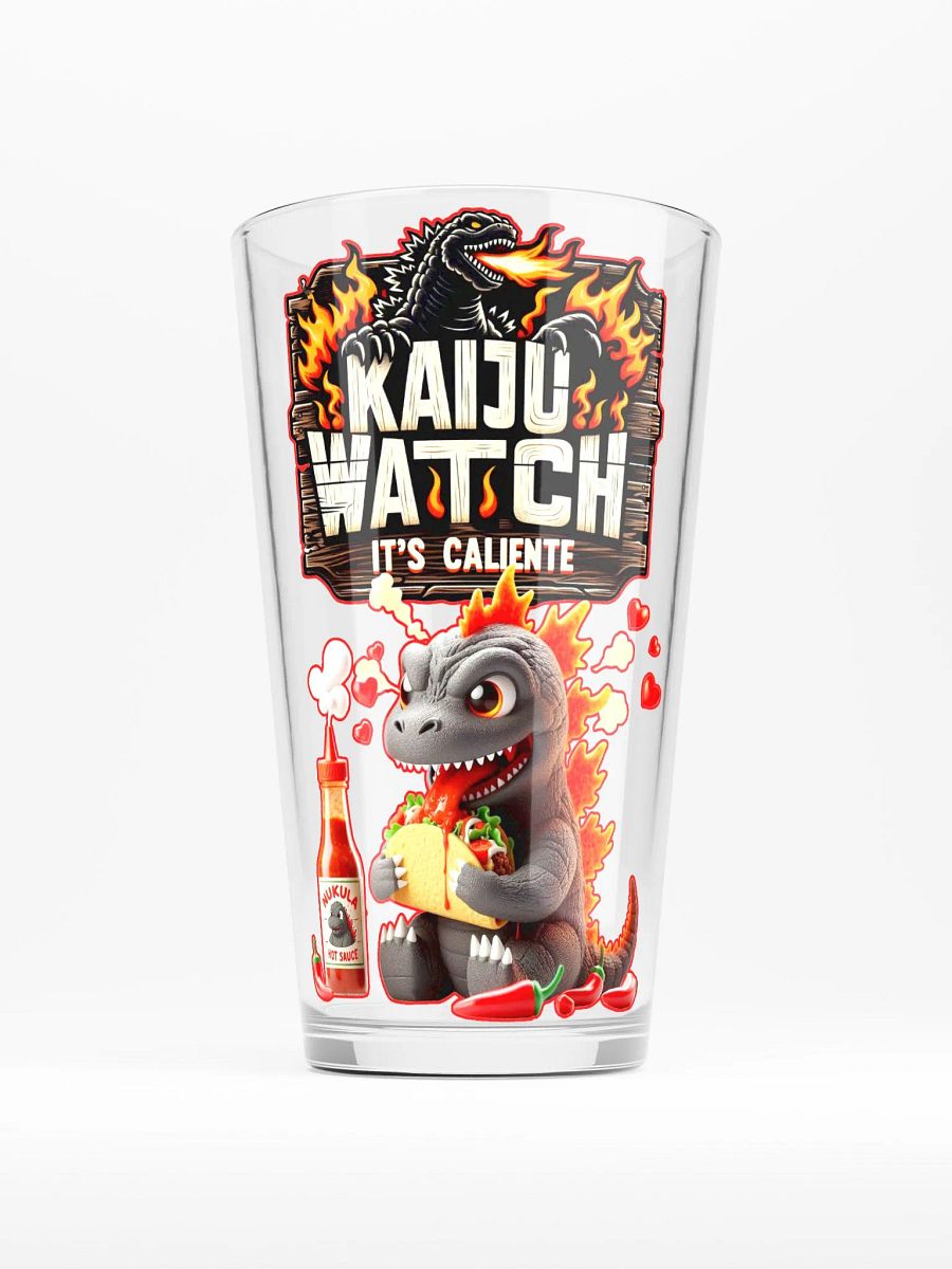 Kaiju Watch It's Caliente Pint Glass product image (1)