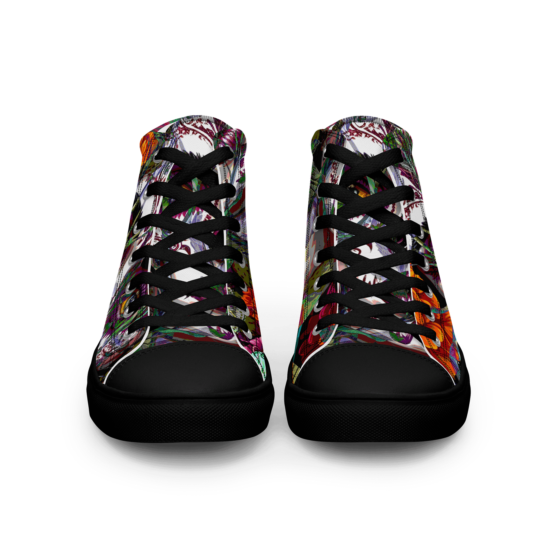 Sugar Skull Men's High Top Canvas Shoes product image (3)
