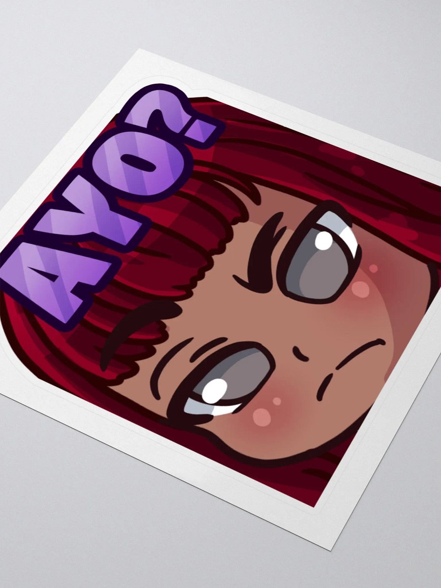 TweedleLiras Ayo Kisscut Sticker product image (3)