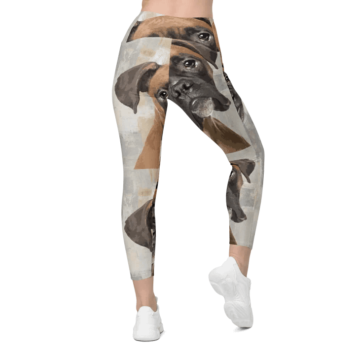 Floppy Eared Boxer All-Over Print Leggings product image (2)