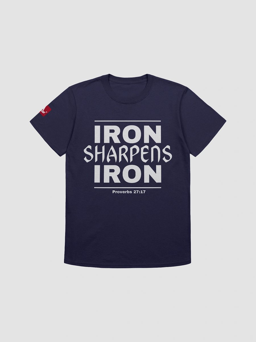 Men’s “Iron Sharpens Iron” T-Shirt – Proverbs 27:17 product image (5)