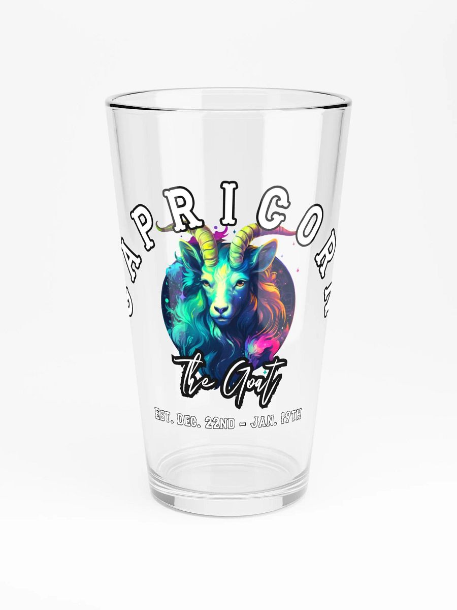 Capricorn - Zodiac Shaker Pint Glass product image (3)