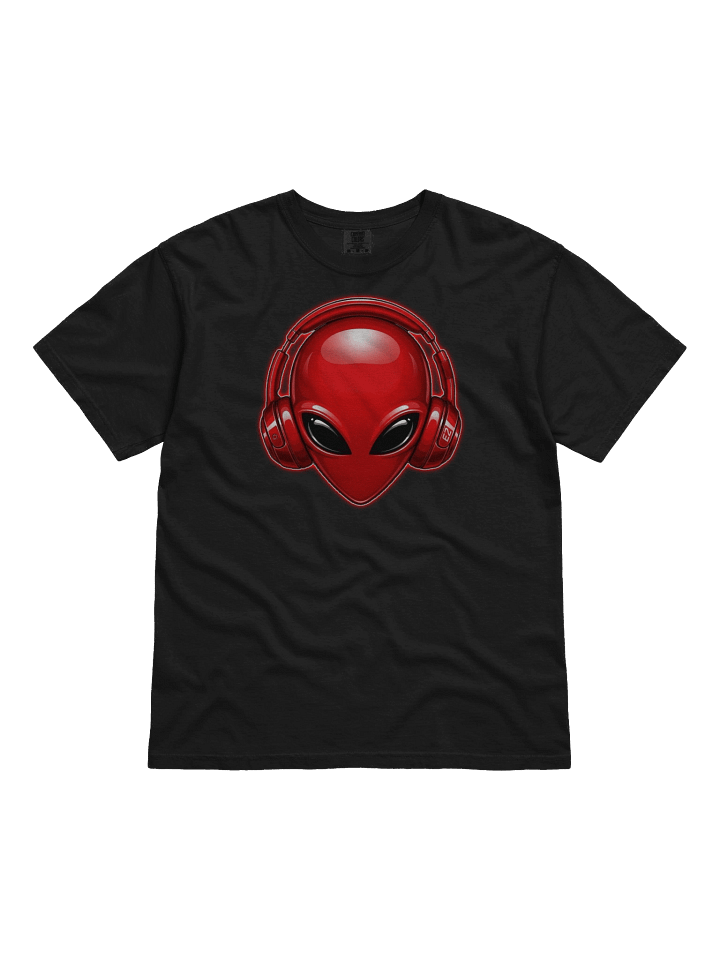 Glossy Red e² Alien Logo T-Shirt product image (1)