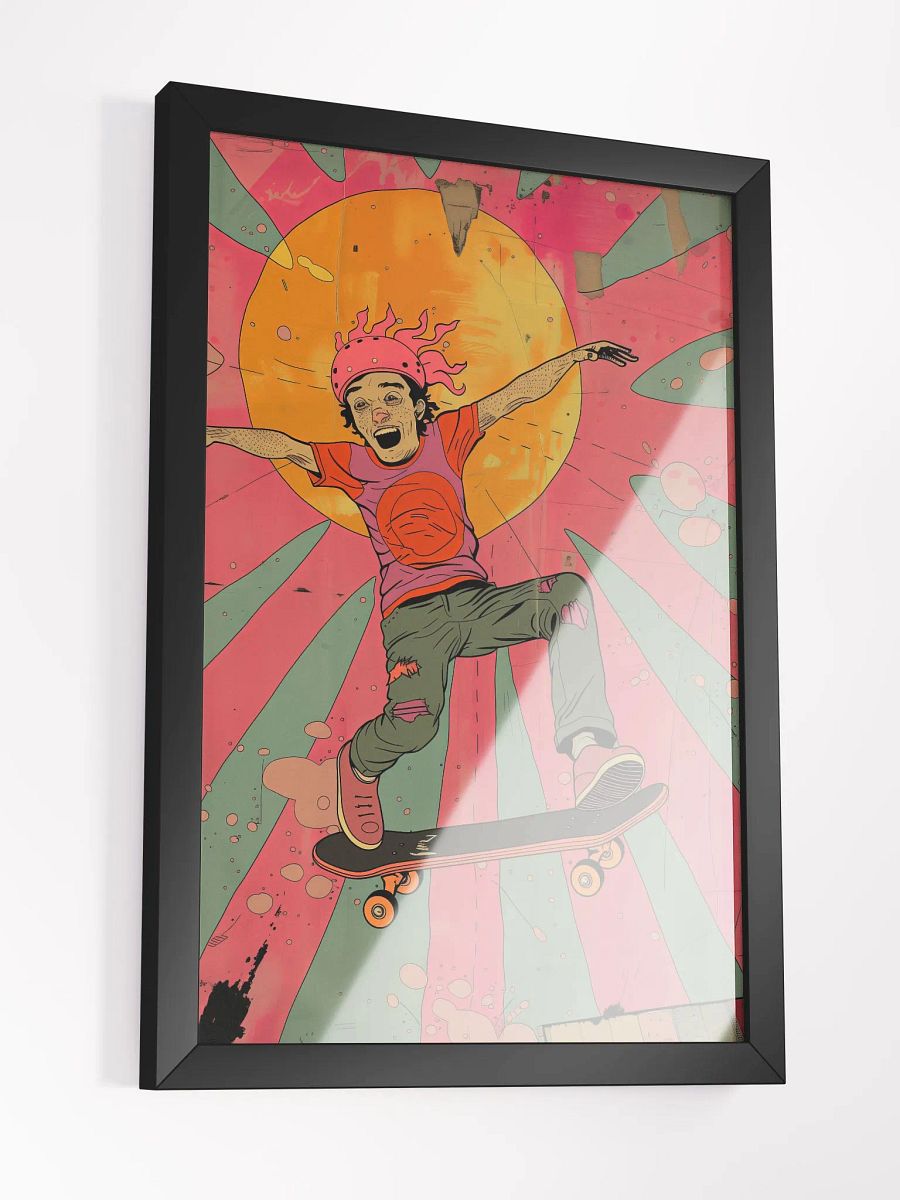 Rad Ramp Ripper Pop Art Poster - Framed product image (6)