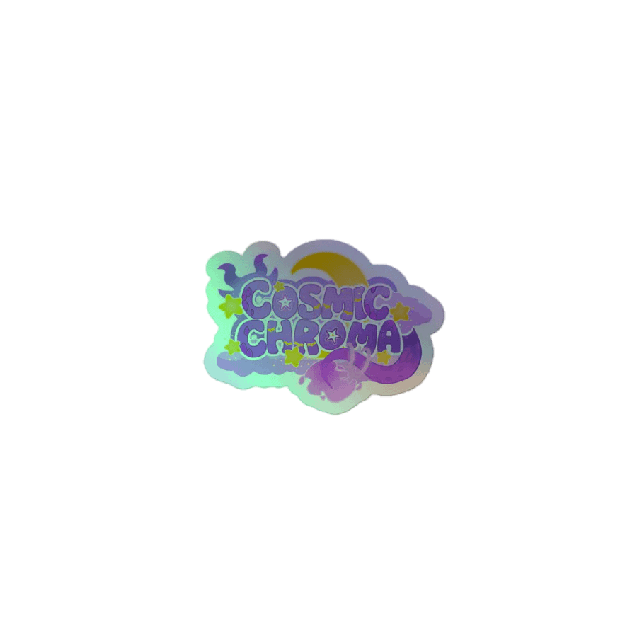 CosmicChroma - Vtuber Logo - Holographic Sticker product image (5)