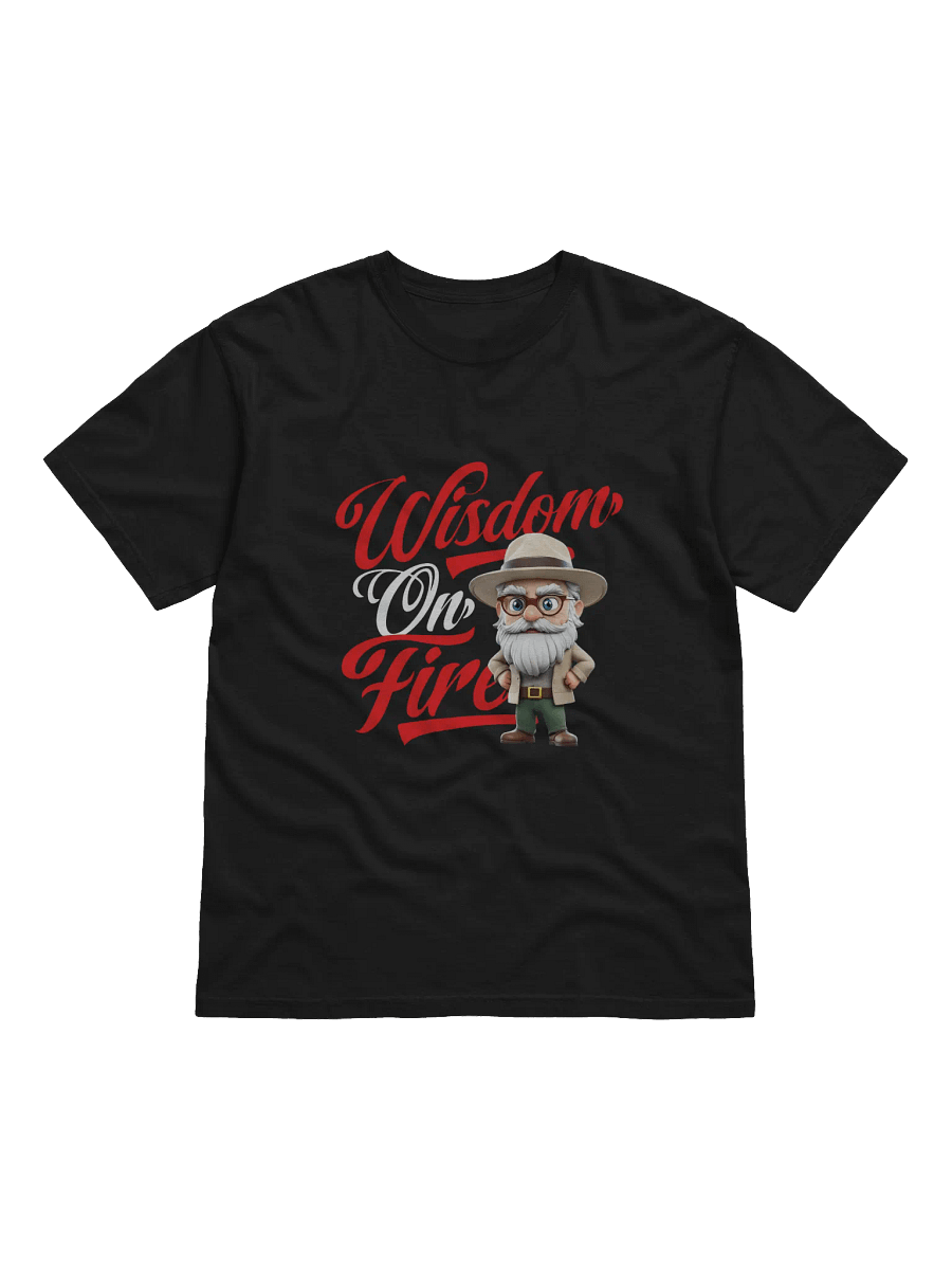 Wisdom On Fire - Ultra-Soft Cotton Comfort: Heavyweight T-Shirt product image (3)