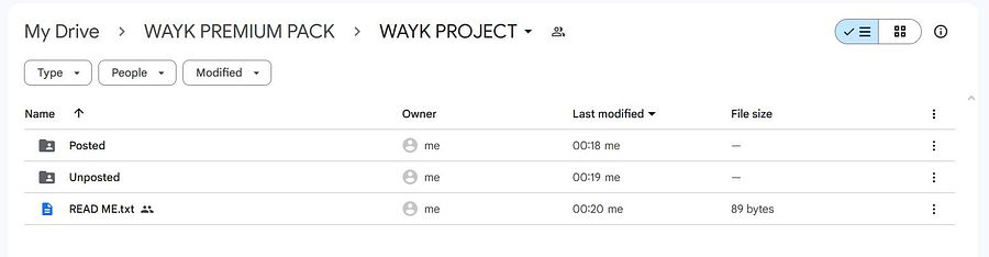 WAYK PREMIUM PACK - EVERY OF MY PF + MY EDITING PACK + MY PRESETS product image (2)