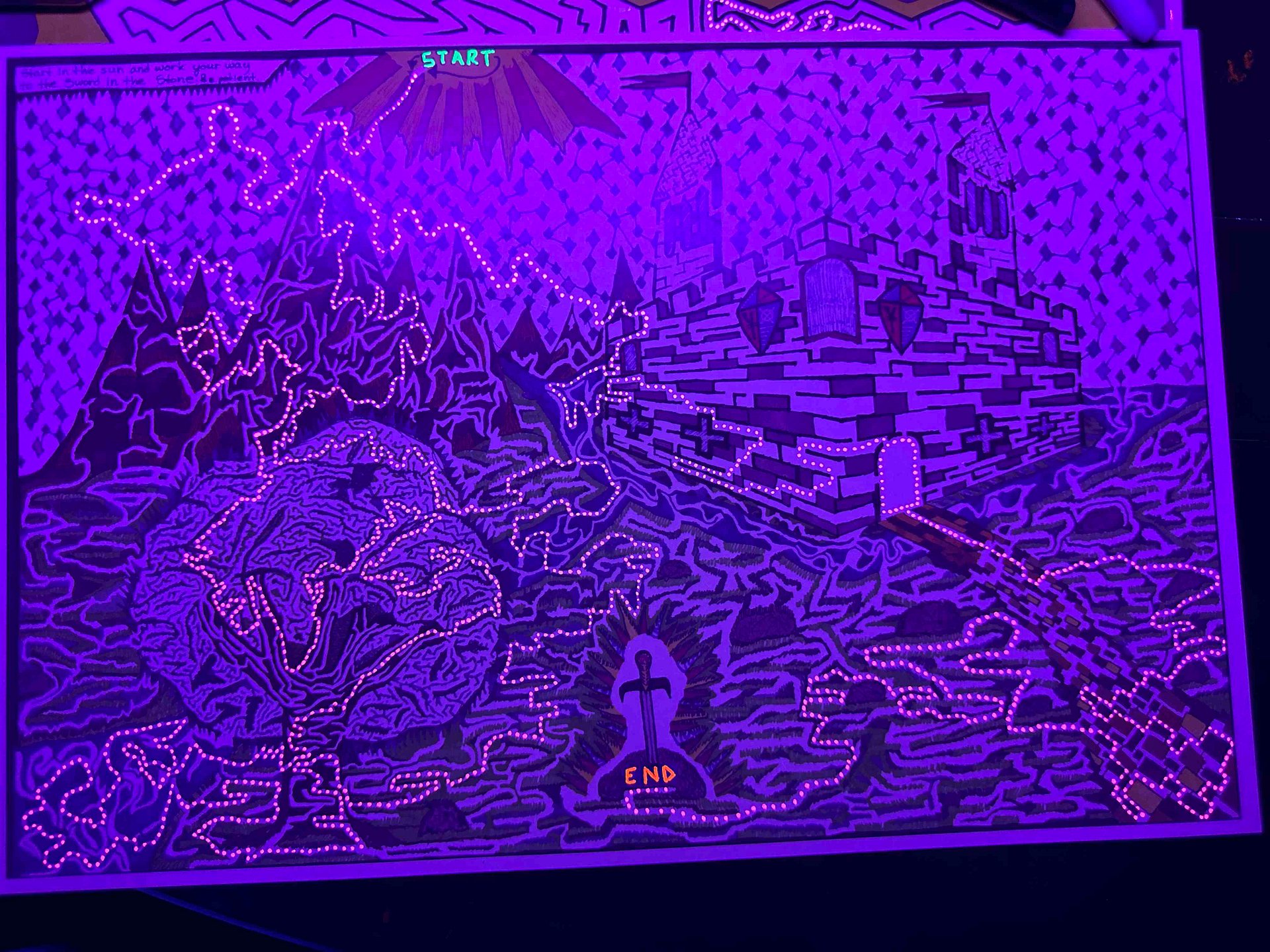 ExcalAMAZE - Blacklight Answer Key -Only- Version product image (3)
