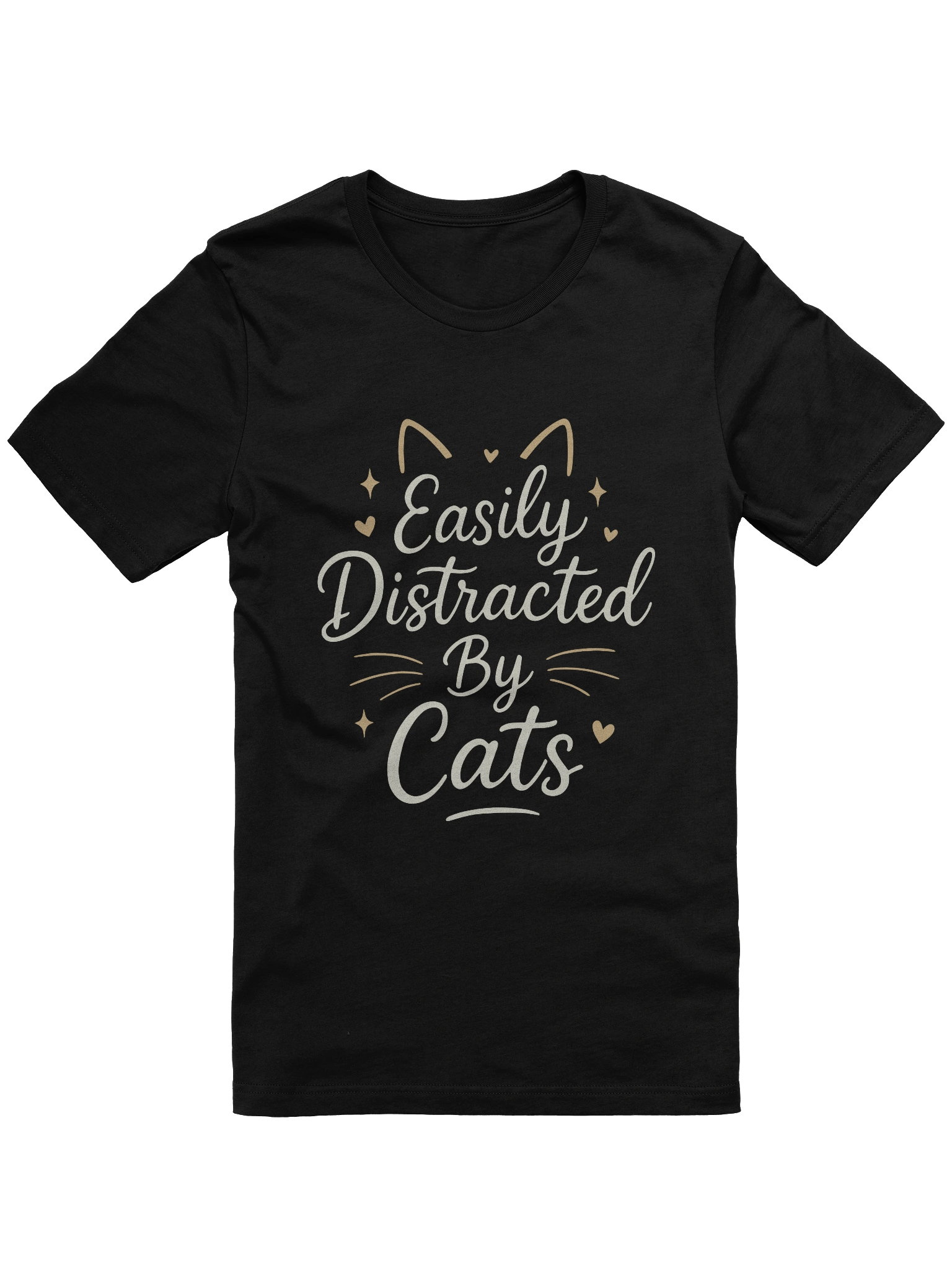 Easily Distracted By Cats Women's Tee product image (1)